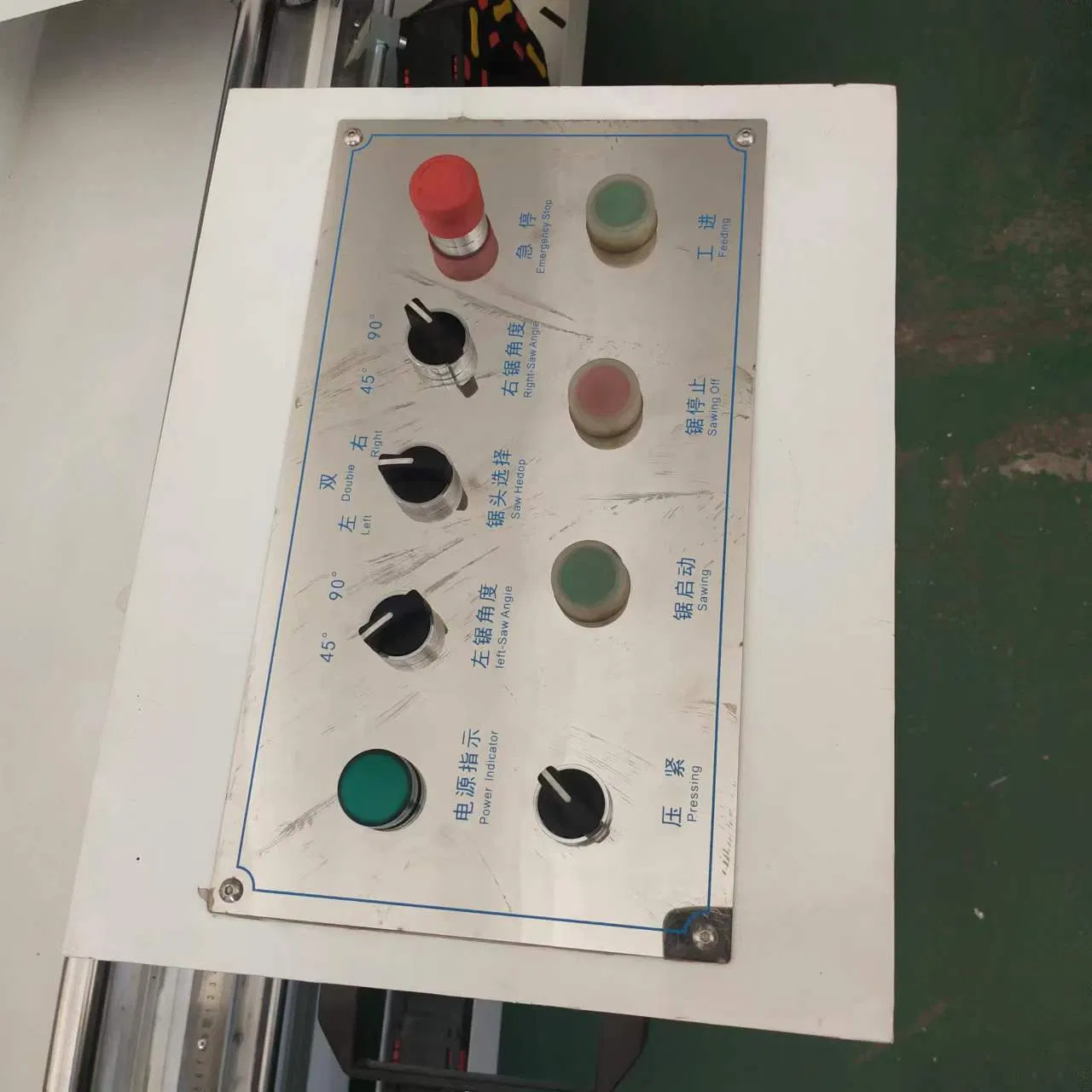 Double-Head Precision Window Making Machine Cns Machine Mitre Saw Aluminum Profile Cutting Machine