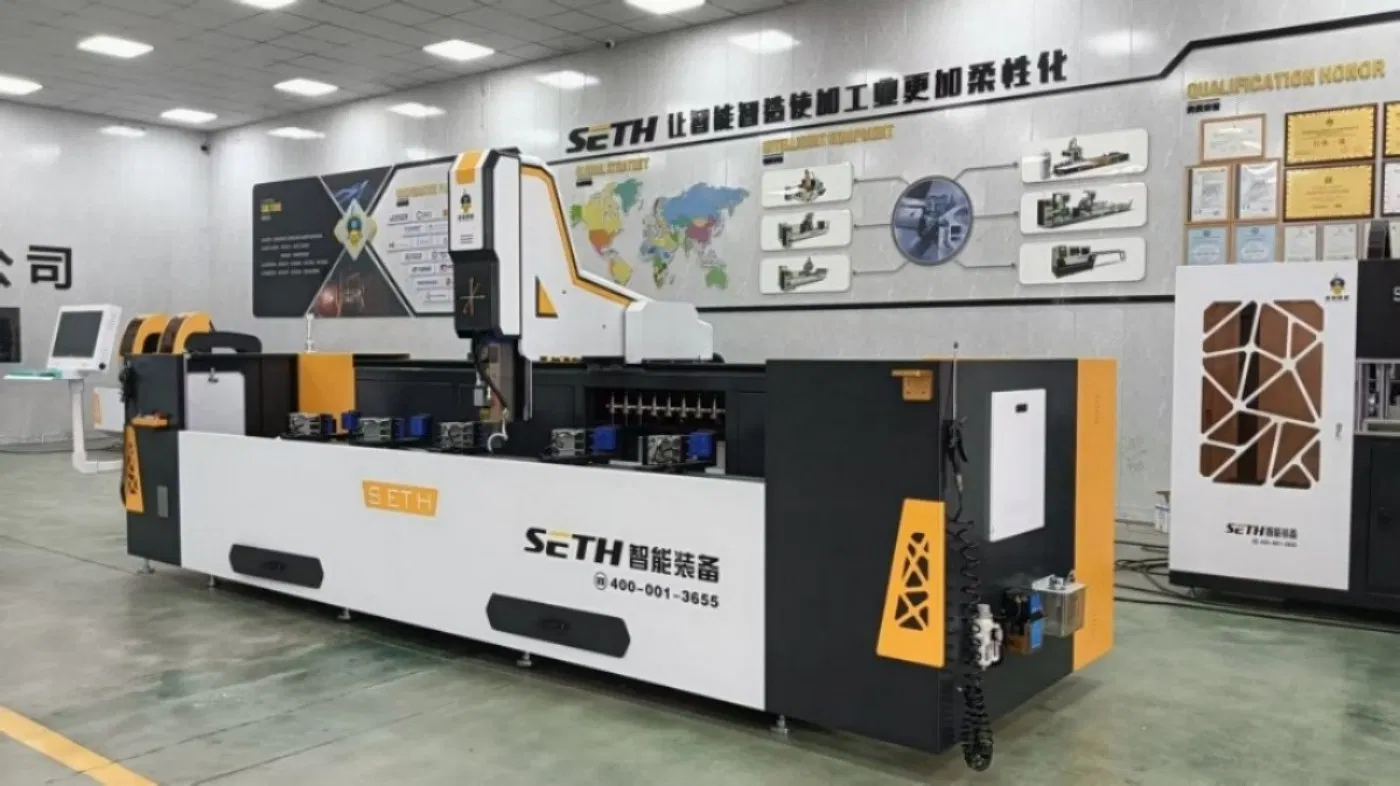 Four-Axis CNC Intelligent Machining Center for Aluminum Profile Doors &amp; Windows Machine