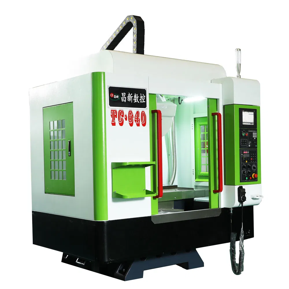 High Speed High Precision Vmc CNC Milling Drilling Tapping Center Machine Tools for Metal Aluminum Brass Cutting Processing (TC-640/ T6)