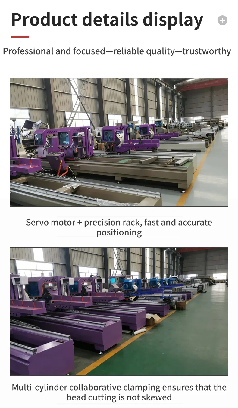 Automatic UPVC Glass Bead Cutting Saw