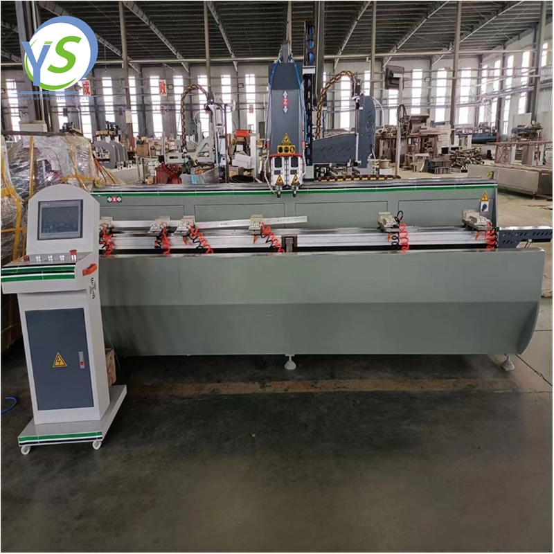 Window Door Lock Hole Making Equipment Aluminium Alloy CNC 3-Axis Drilling and Milling Machining Center