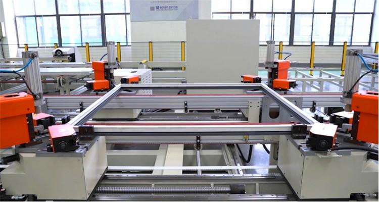 Window Frame Widnow Sash Crimping Machine Four Head Corner Crimping Equipment Assembly Automatic Production Line CNC Machine Windows