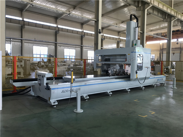 5 Aixs CNC Machining Center for Aluminum Profile Drilling and Millig