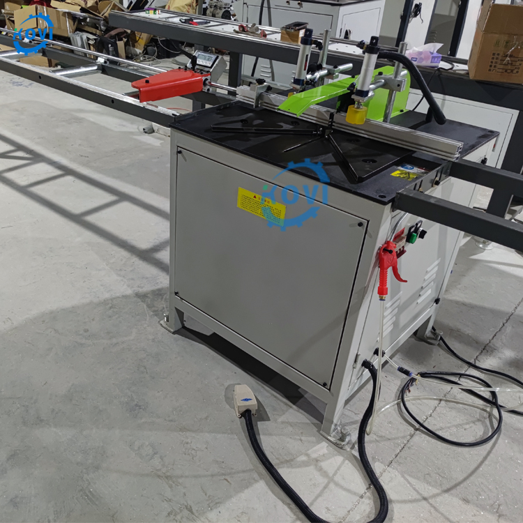 Aluminum Profile 45 and 90 Degree Any Angle Cutting Machine PVC Wood Aluminum Foil Roll Sheet Corner Cutting Machine Door Window Processing Saw Cutter Machine