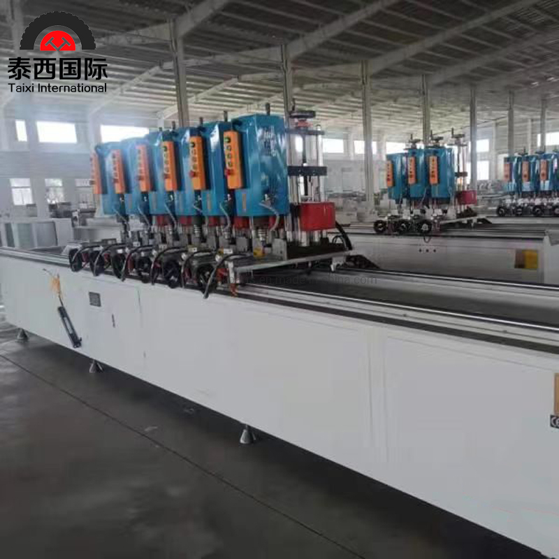 Automatic Screw Fastening Machine Aluminum Multi Head Drilling PVC Window Processing Machine