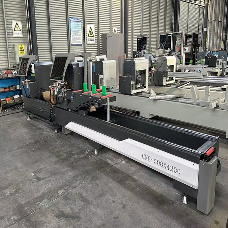 Aluminum PVC CNC Cutting Aluminium Profile Double Head Cutting Saw Window Making Machine