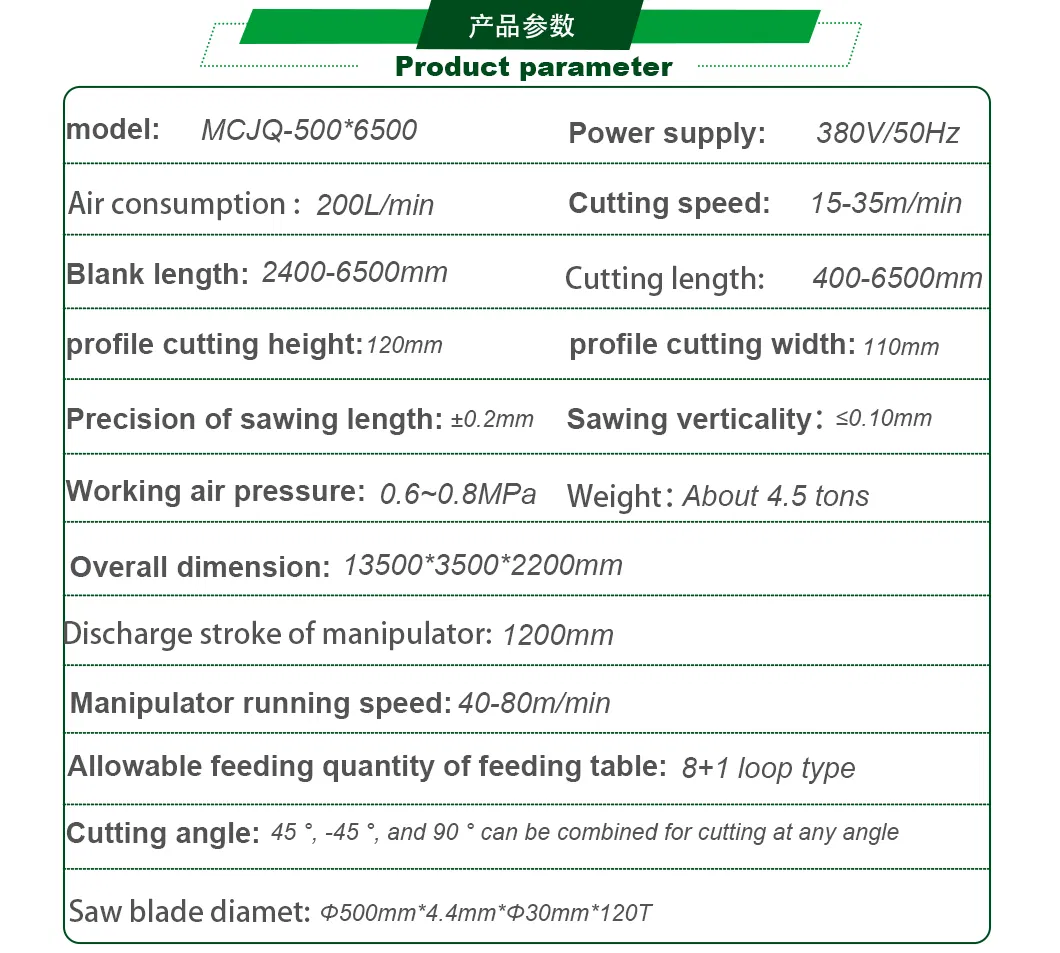 Specification Details