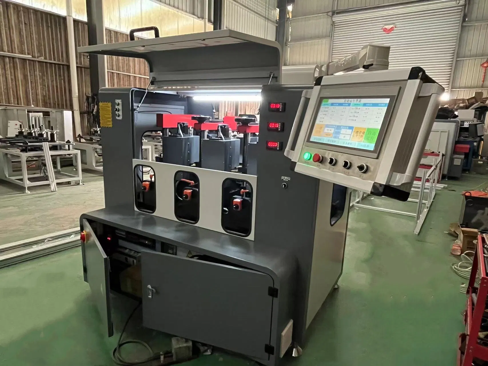 Nine Axis CNC Automatic Hot Broken Aluminum Profile Assembly Rolling Compound Machine with Patents and CE