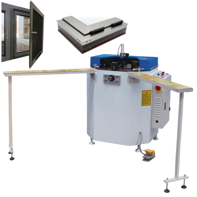 Windows Angle Corner Crimping Machine Aluminium Electric Manual Aluminium Window Corner Crimping Machine