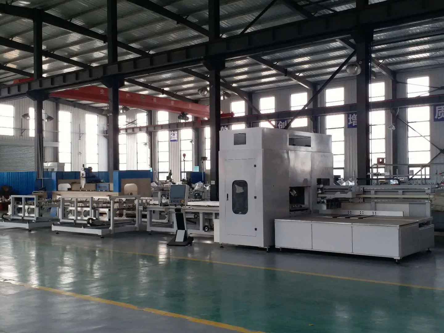 UPVC Window Door Profile Cutting Center PVC Window Door Making Machine