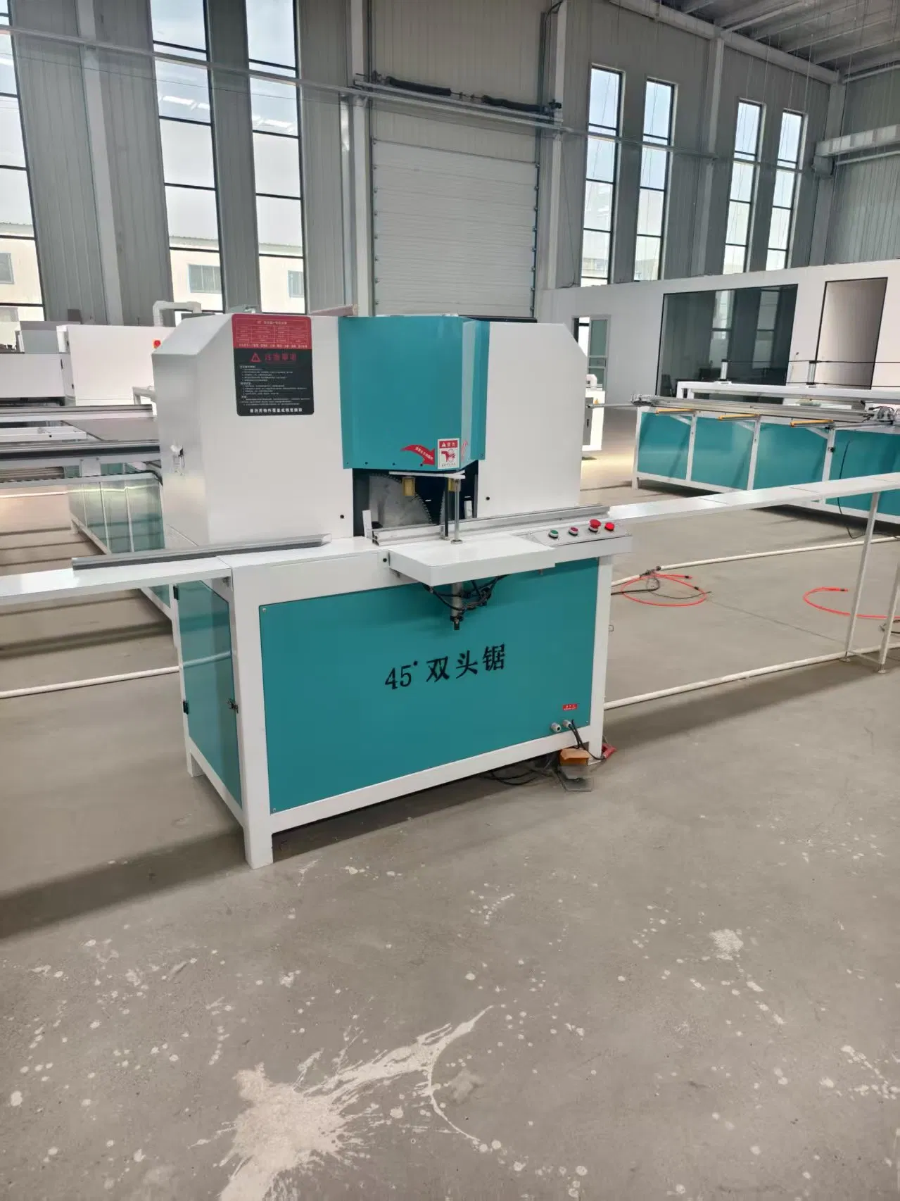 High Precision Double Head Saw Angle Cutter 45 Degree Aluminum Cutting Machine Quality PVC UPVC Slicer Motor Core Component