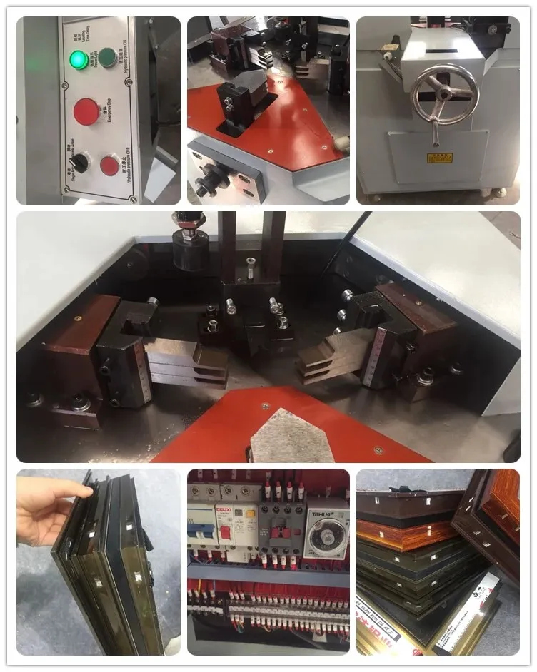 Single head corner combining machine