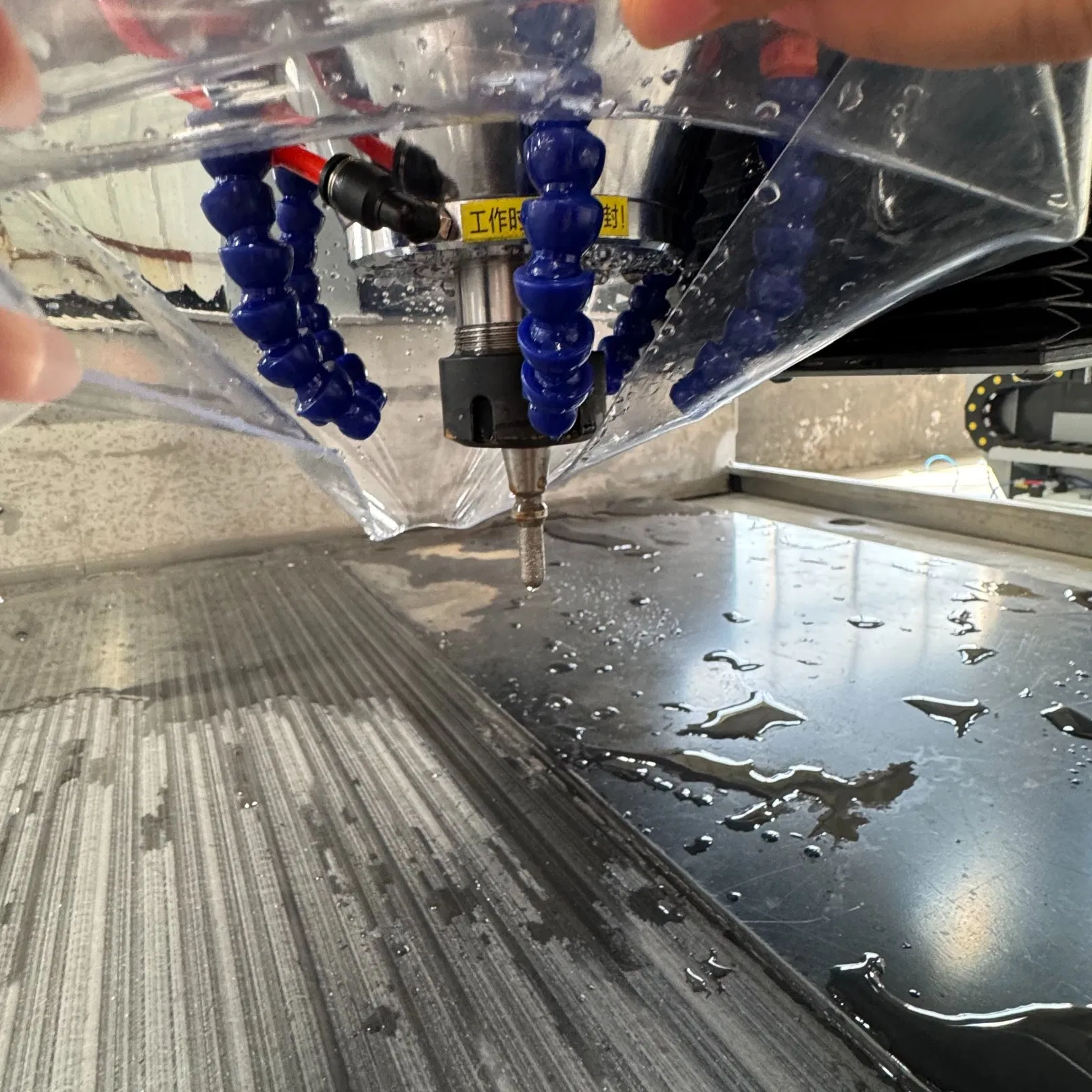 Low Price CNC 3 Axis Milling Machines Large Area Antomatic Cutting Machine Drilling Digging CNC Glass Milling Machine for Door Windows