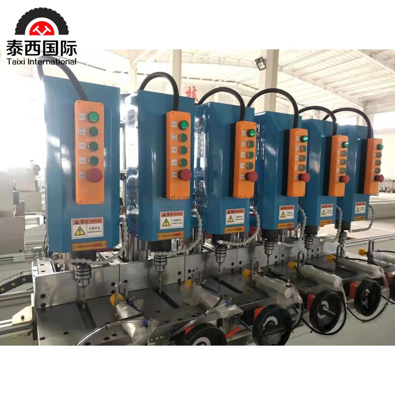 Automatic Screw Fastening Machine Aluminum Multi Head Drilling PVC Window Processing Machine