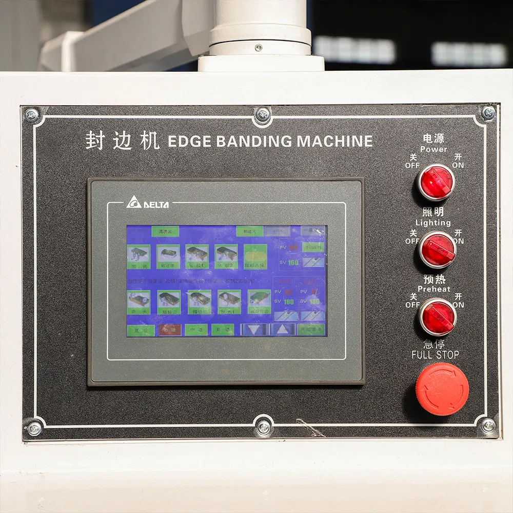 Automatic Woodworking Machine Plywood PVC Melamine Edge Bander Corner Trimming Edge Banding Machine with Cleaning Scraping Buffing