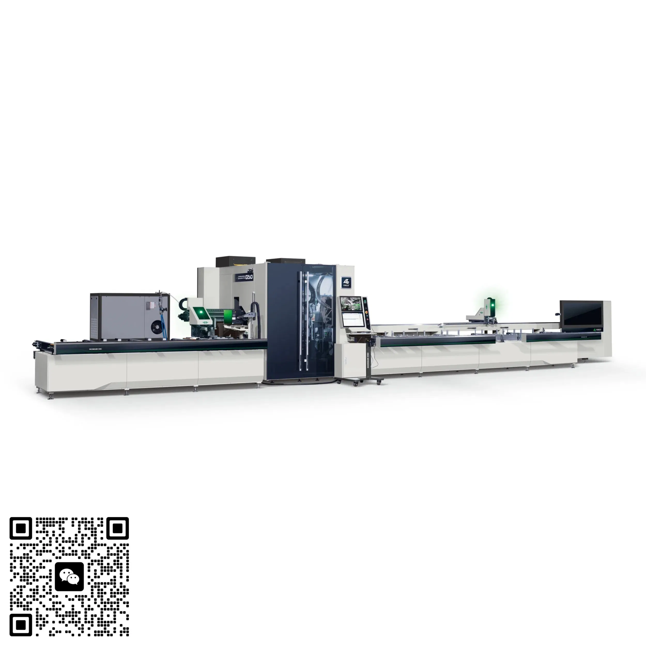 CNC Automatic Aluminium Window Door Machining Milling Making Mill Drill Router Drilling Extruder Welding Engraving Punching Laser Machine G20