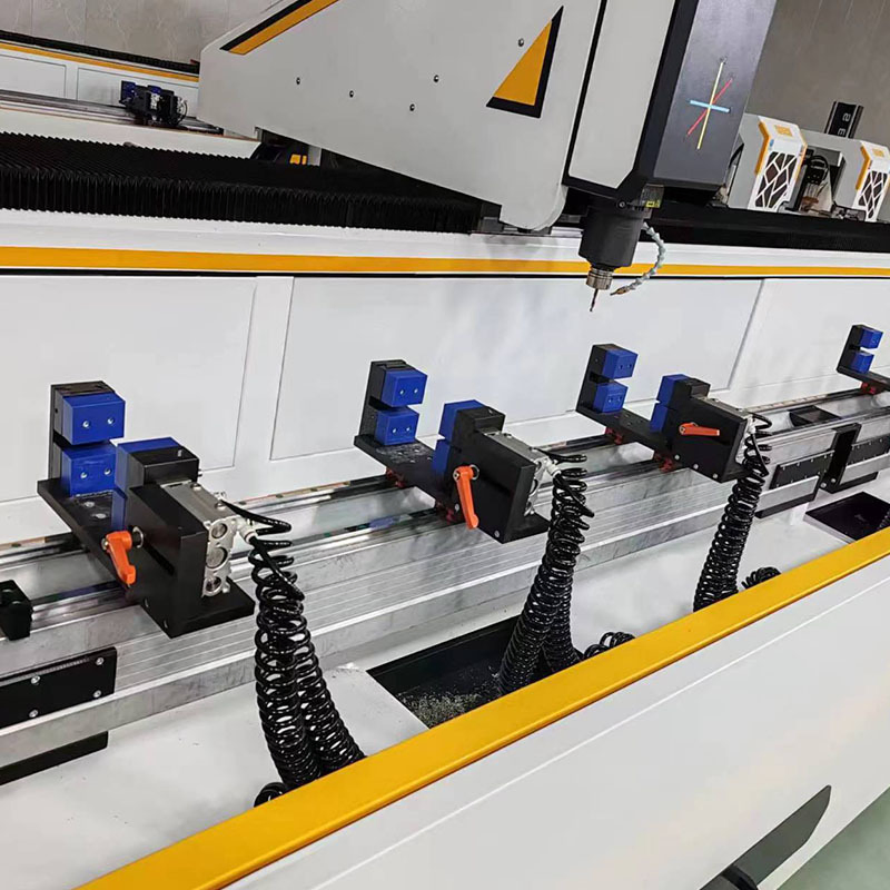 Aluminum Processing 4 Axis CNC Machining Center High Precision CNC Aluminum Drilling Milling Center Aluminum Door-Window Processing Machinery Curtain Wall