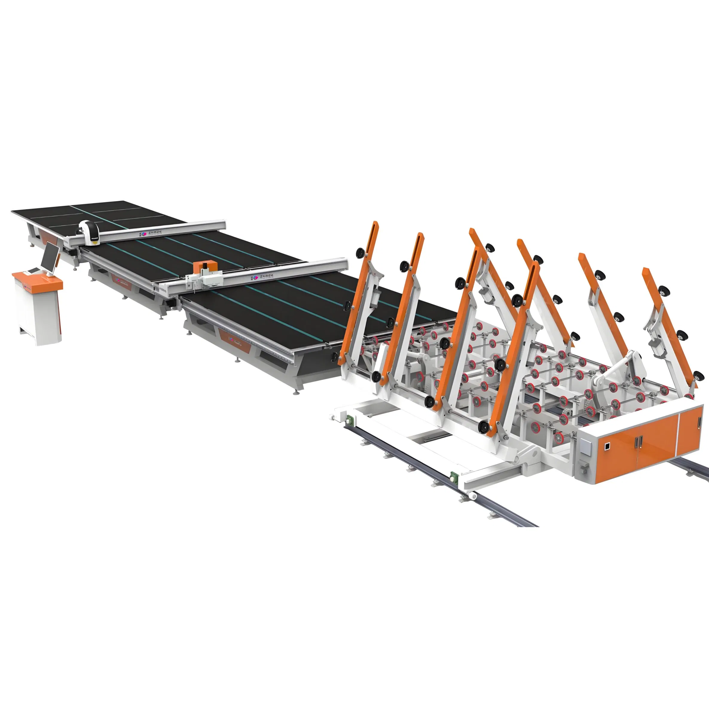 4228/5133 CNC Jumbo Automatic Float Glass Cutting Machine Processing Small Picosecond Laser Tempered Laminated Cut Robot Edge Loading Machine