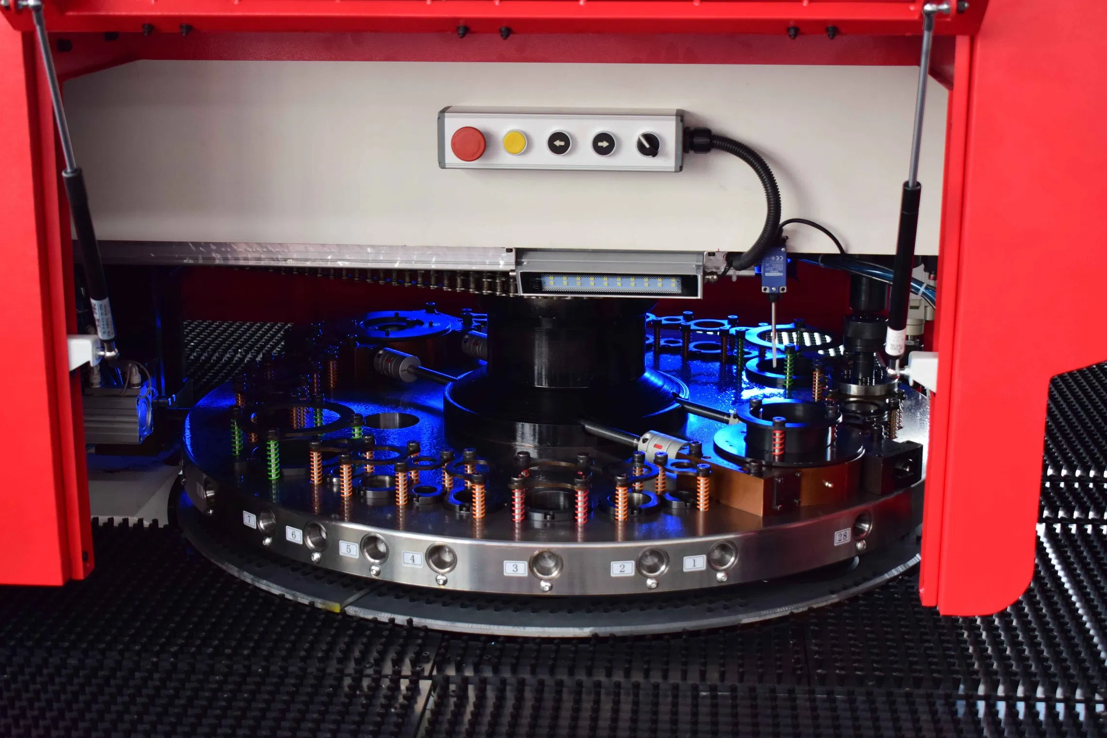 Punching Hole Holes Aluminum Aluminium Curtain Wall Drilling Metal Plate CNC Servo Turret Punch Press Machine /Turret Punching Machine /Turret Punch Machine