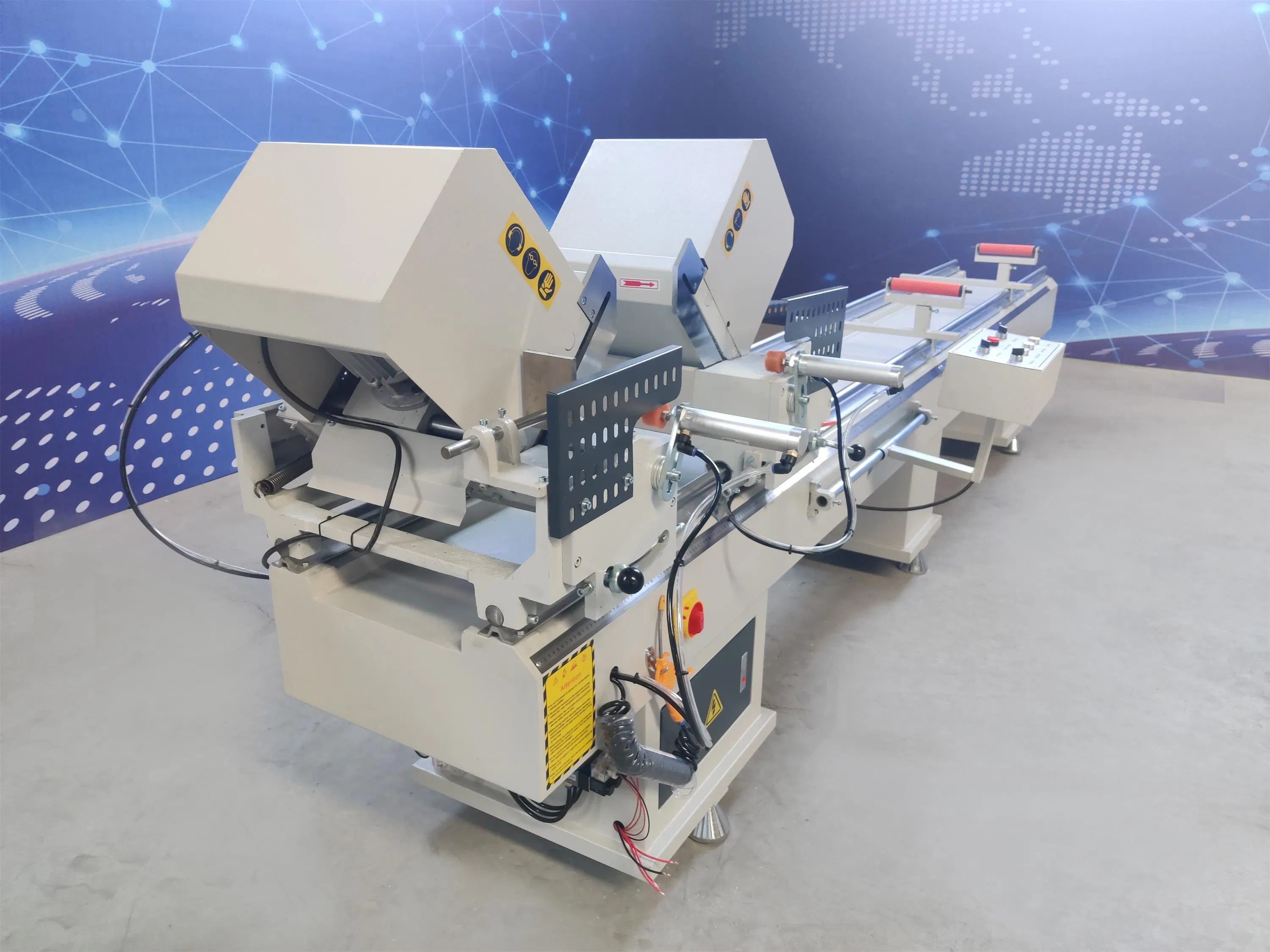 ISO CE Double Head Cutting Machine UPVC/PVC Window Making Machine High Quality Best Price in The World