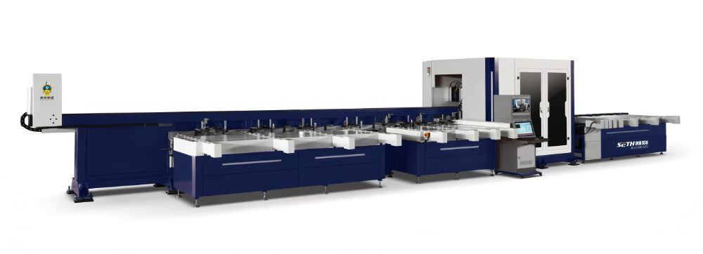 Window Making Machines Aluminum CNC Machining Center Cutting Drilling Milling Center Aluminum Window Door Production Line