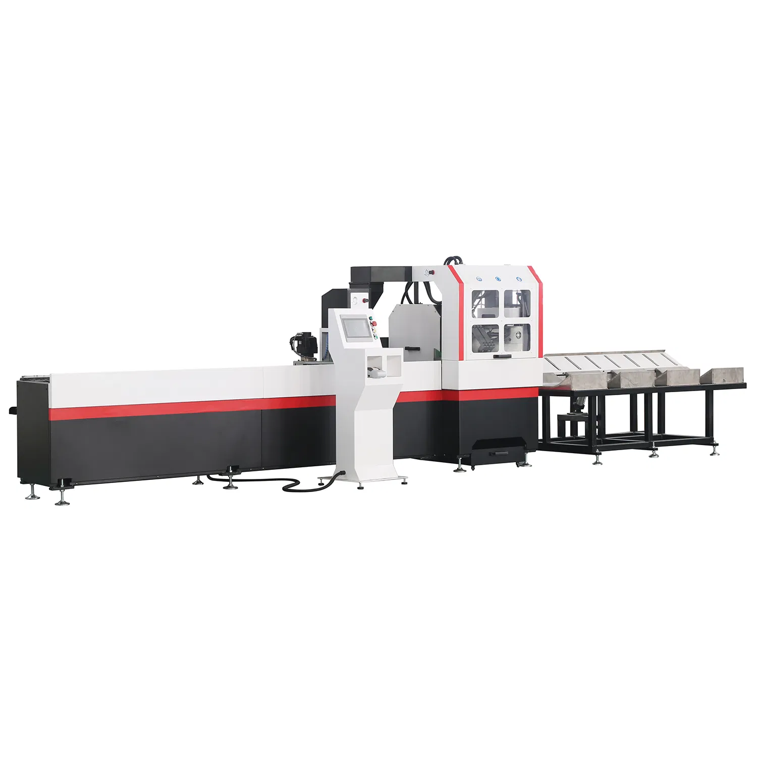 Automatic Aluminum Doors &amp; Windows &amp; Curtain Wall, Furniture Hardware, Auto Parts Solar Photovoltaic Frame Feeding Saw Blade Cutting Machine at Any Angle