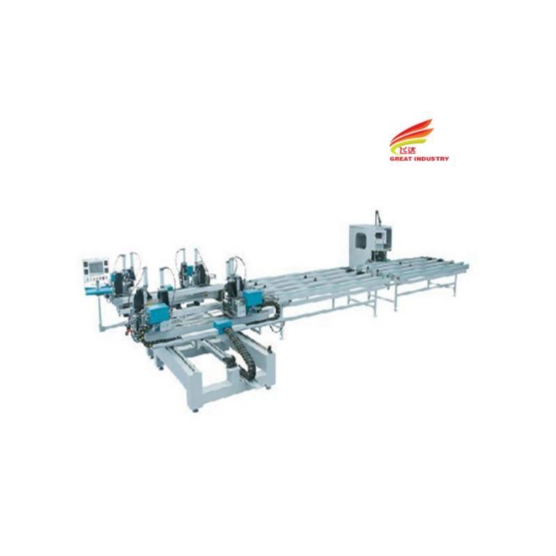 PVC Window Tools PVC Welding and Corner Cleaning Line CNC UPVC 4 Corner Welding Machine Equipment for Plastic Windows China