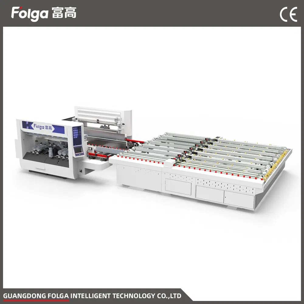 Size Self-Adaptation Metal Glass Double Edge Polishing Machine for Glass Processing