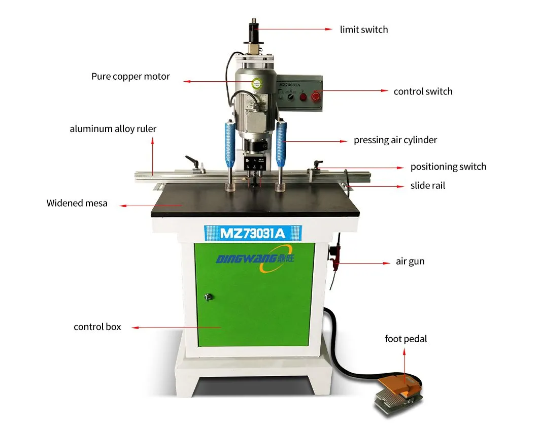 Single-Spindle Hinge Drilling Machine