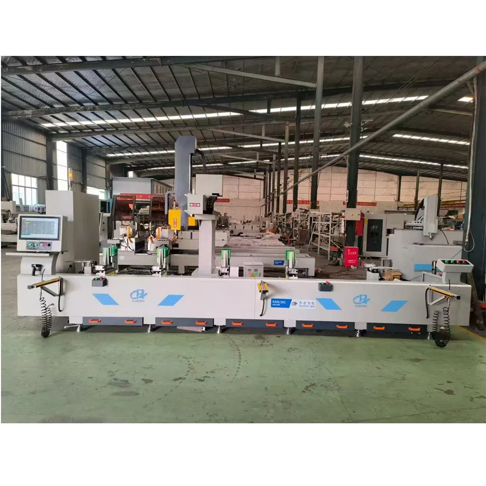 4 Axis Fully Automatic Center Aluminium Profile Door Windows CNC Drilling and Milling Machine for Hinge