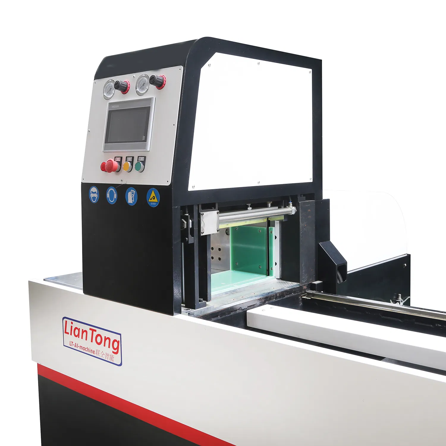 Lt-SA118 Semi-Enclosed High Precision CNC Automatic Feed Corner Connection Aluminum/Aluminium\Copper Radiator Door and Window Cutting Sawing\Saw Blade Machine