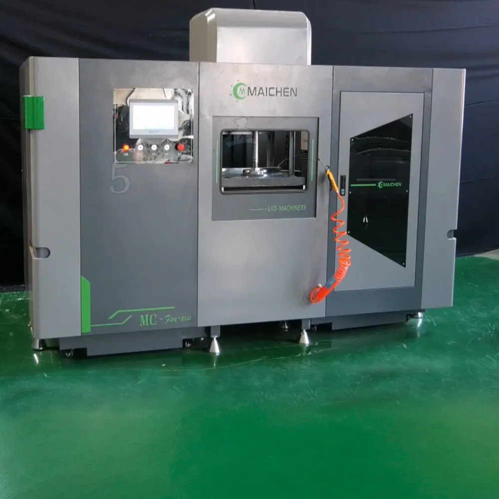 High-Precision CNC 5-Axis End Milling Machine with Dual 3kw Spindles (Linear Guide Rails for Aluminum Profiles)