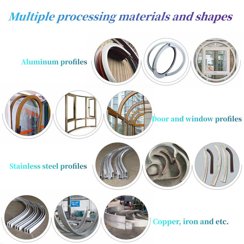 CNC Aluminum Profile Roll Bend Machine and UPVC Window Forming Bending Making Machine