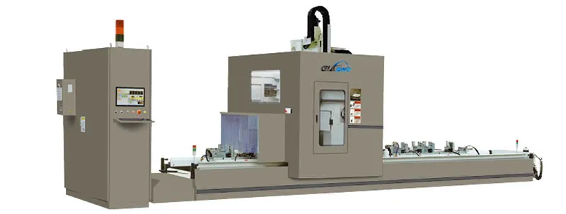 Aluminum Profile 4 Axes CNC Machining Centre