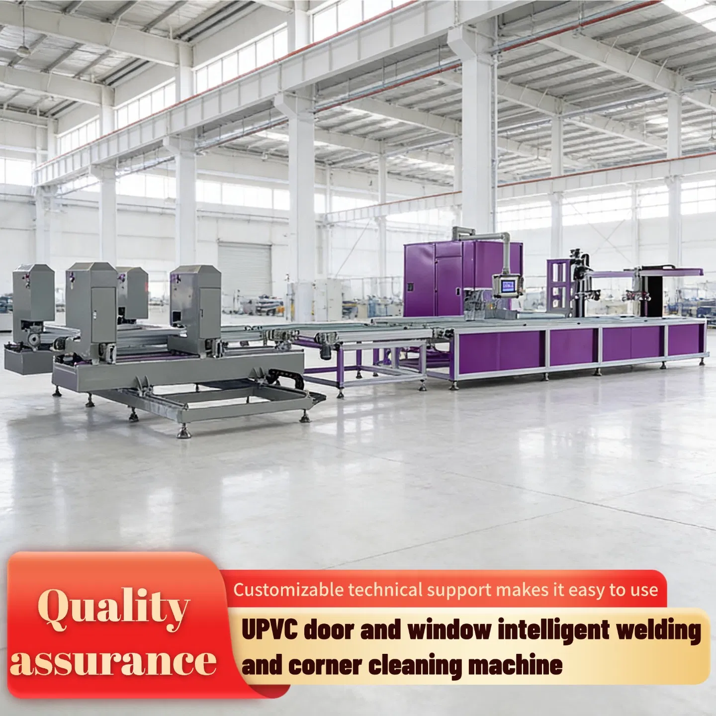 UPVC Door and Window Intelligent Welding and Corner Cleaning Machine