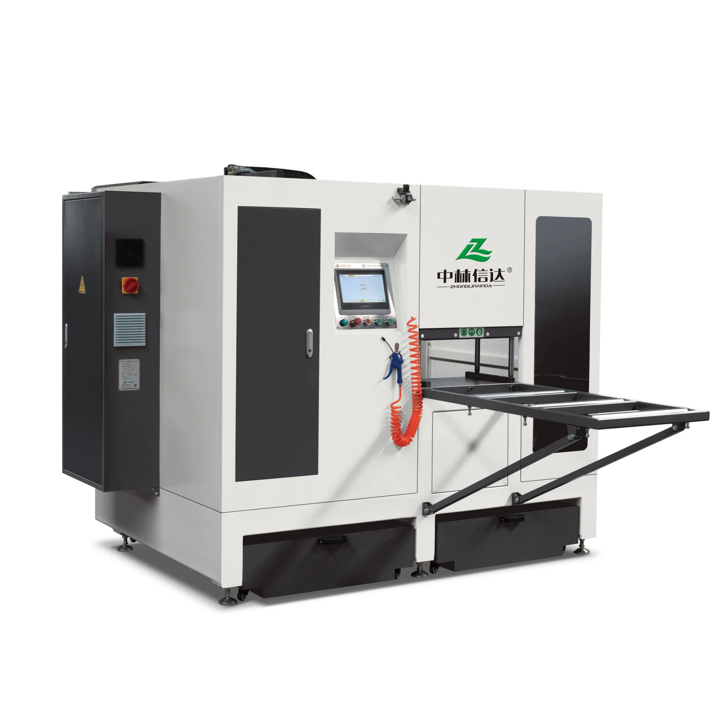 CNC Milling Sawmill Machine - High Precision Aluminum Profile 3+1 End-Milling Drilling Forming Industrial Machinery Template