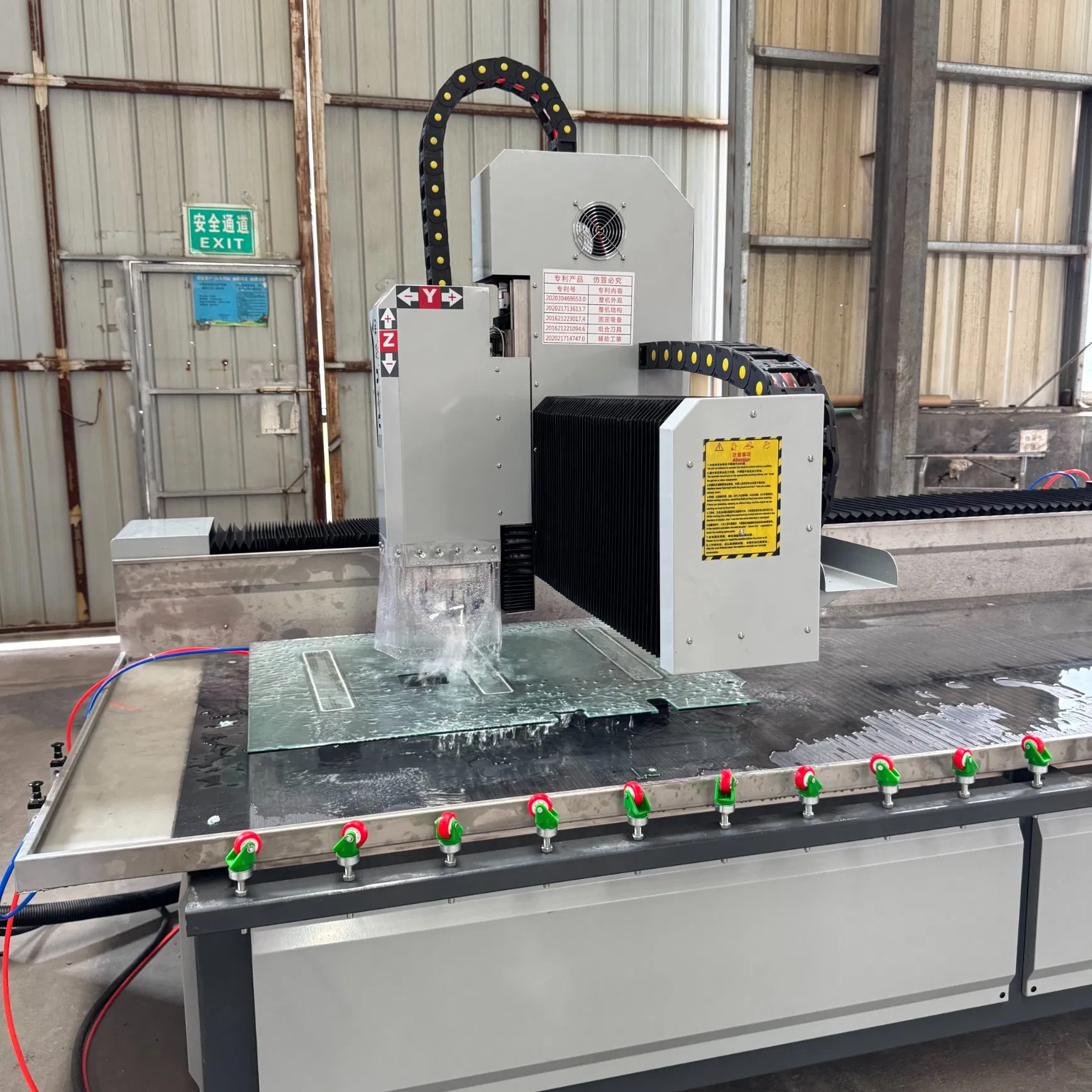Shandong Linyi Factory CNC Glass Million Machine Fully Automatic Glass Processing Machine for Window Door Processing