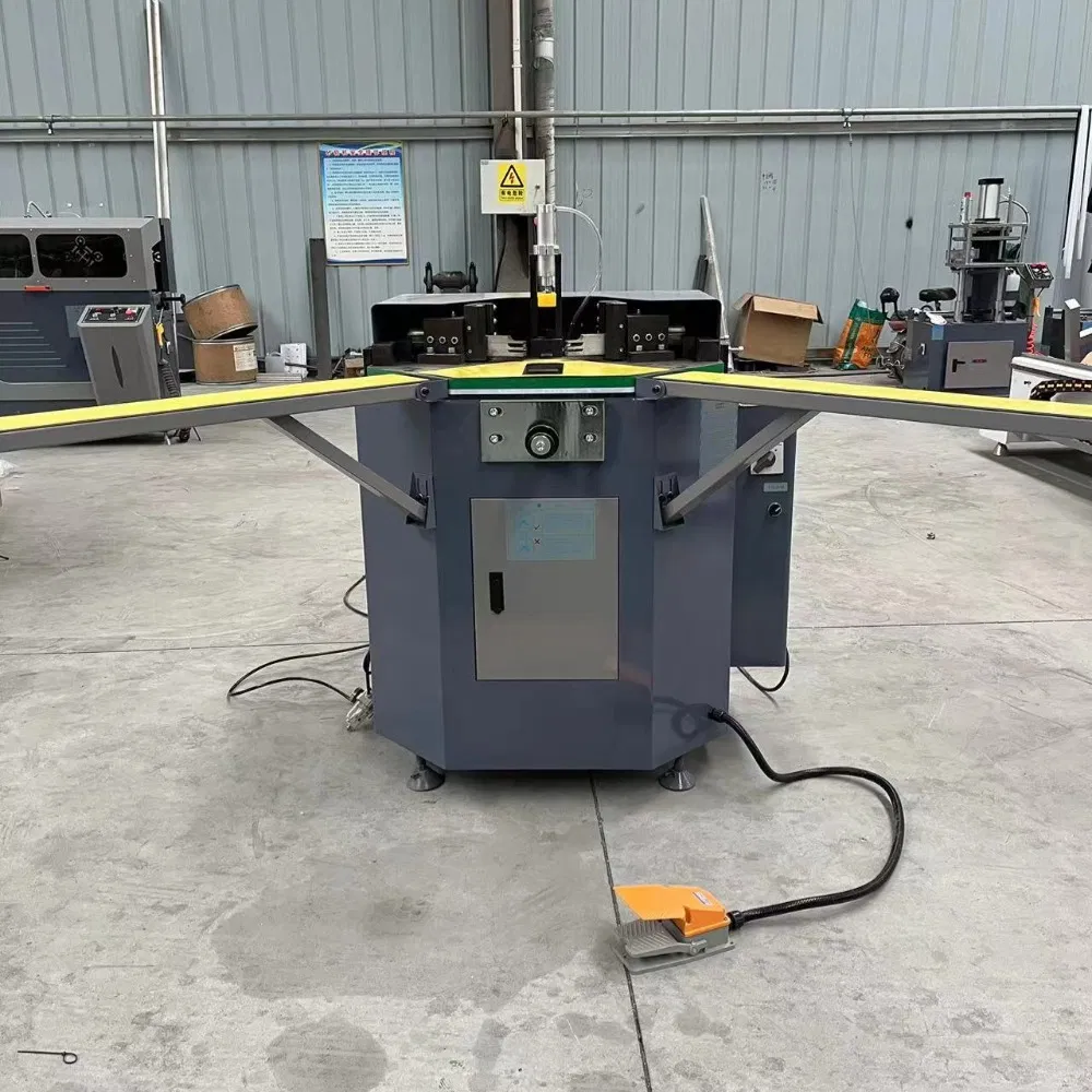 Window Profile Stamping Die Punching Mold Aluminum Corner Crimping Machine