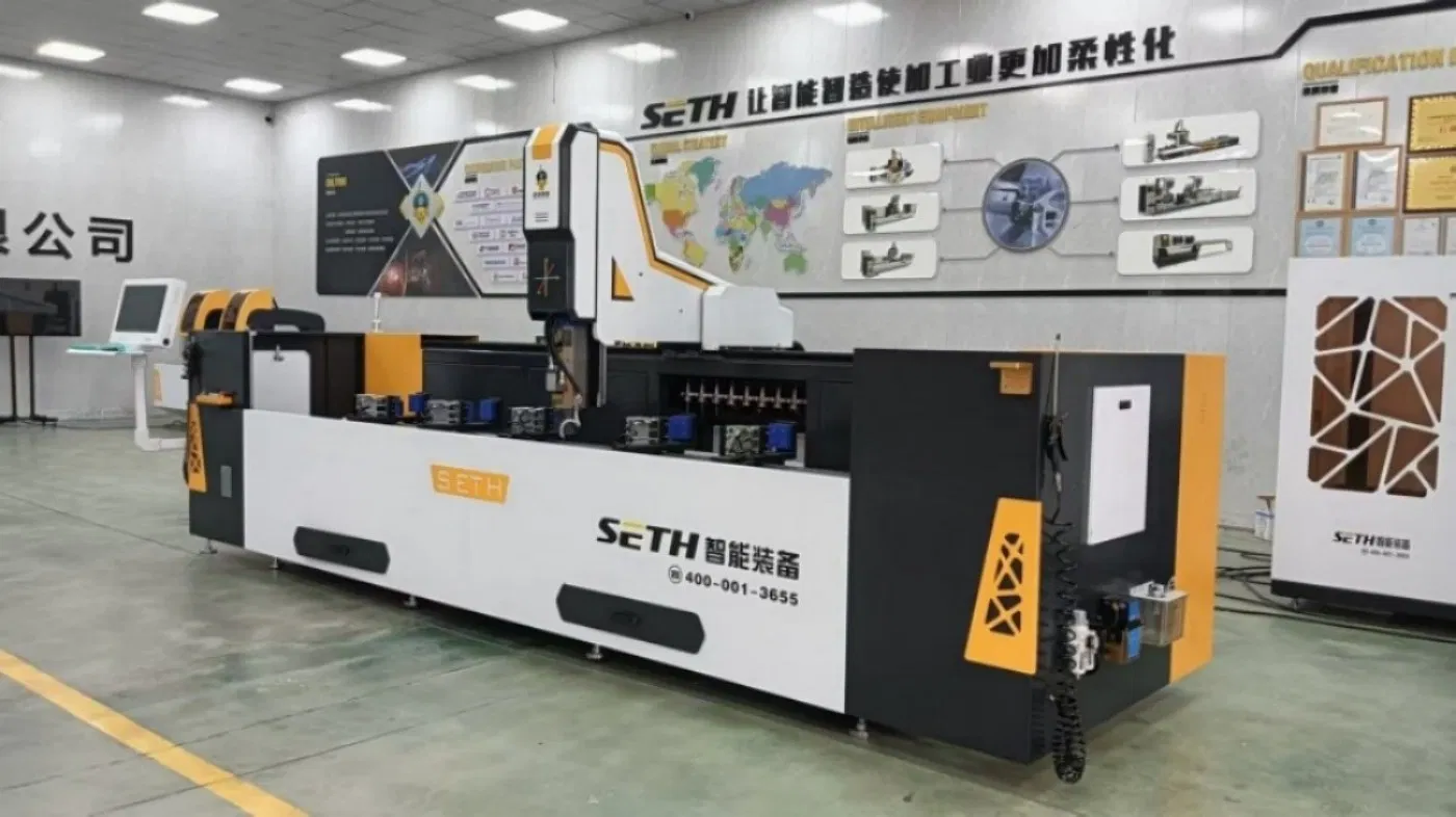Four-Axis CNC Intelligent Machining Center for Aluminum Profile Doors &amp; Windows Machine
