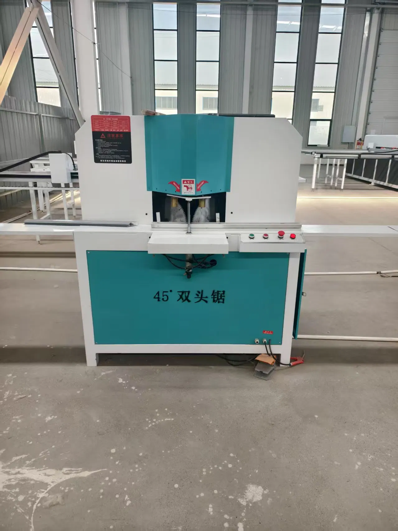 High Precision Double Head Saw Angle Cutter 45 Degree Aluminum Cutting Machine Quality PVC UPVC Slicer Motor Core Component