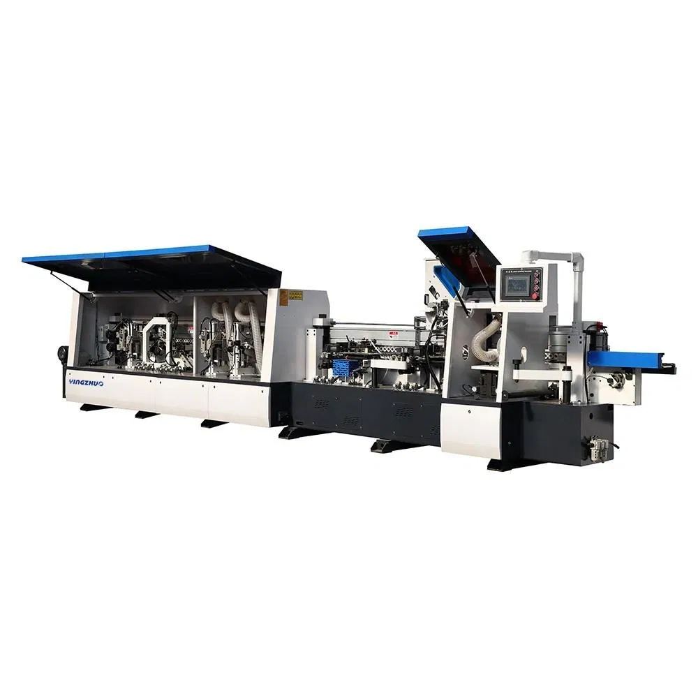 Automatic Woodworking Machine Plywood PVC Melamine Edge Bander Corner Trimming Edge Banding Machine with Cleaning Scraping Buffing