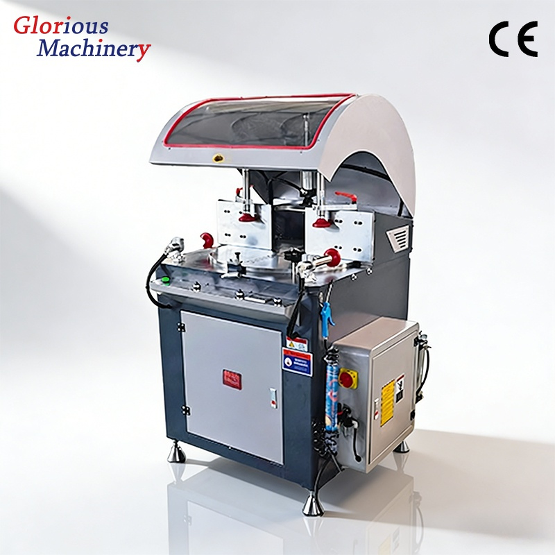 Mitre Cut Aluminium Window Profile Cutting Miter Extrusion Notching Saw Aluminum