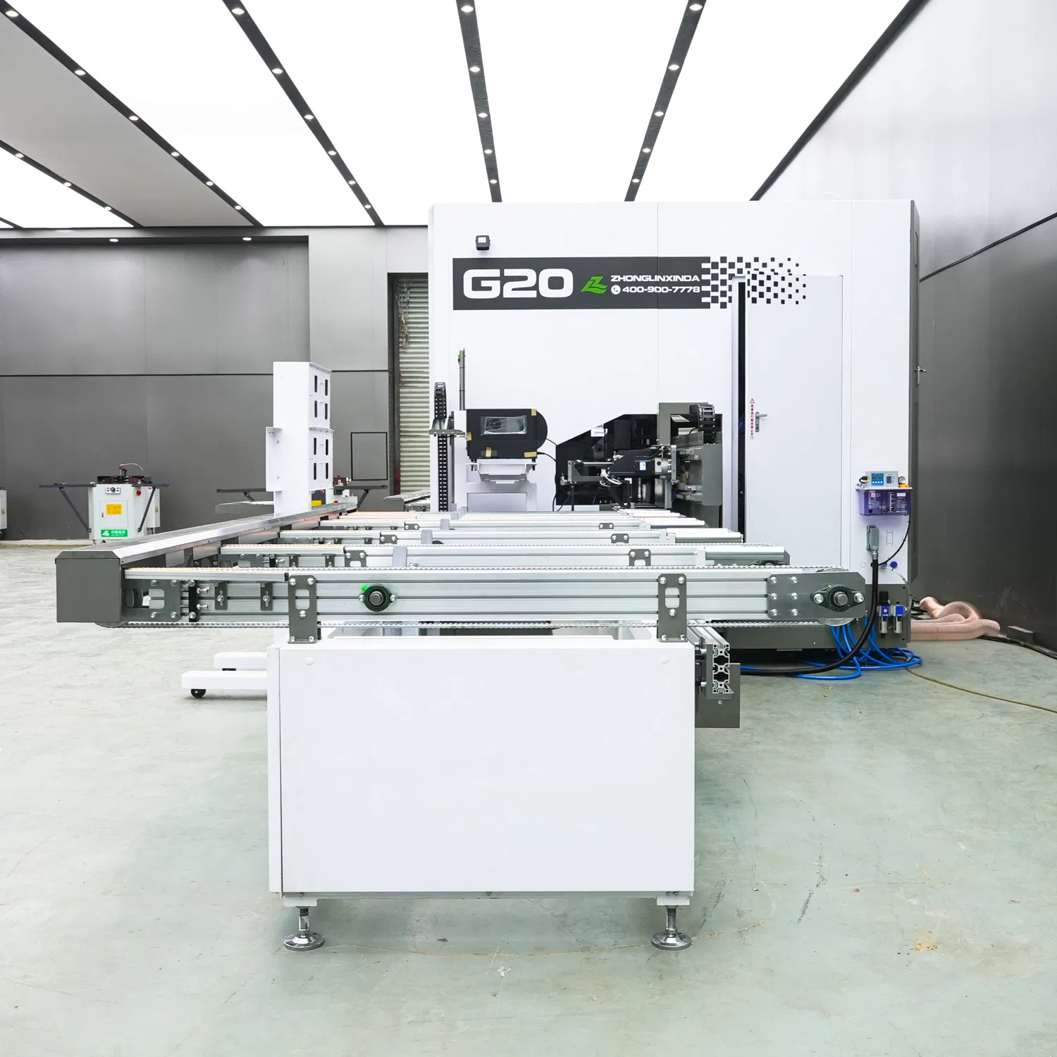 G20 CNC Aluminum Profile Machining Center PVC Cutter Machine for Window-Door Cutting Drilling Equipment Milling and Laser Marking Template