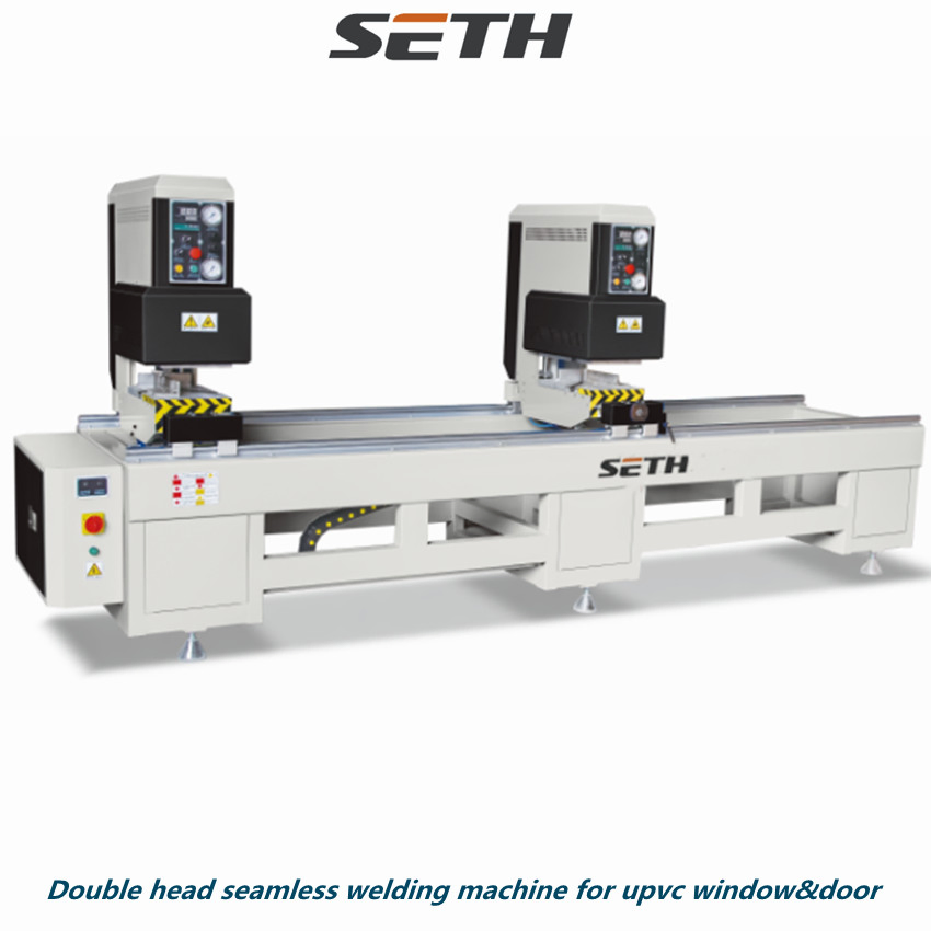 Cheap Price UPVC Profile Window Door Machine UPVC Window Welding Machine Double Head Seamless Welding Machine for UPVC Window Door Making