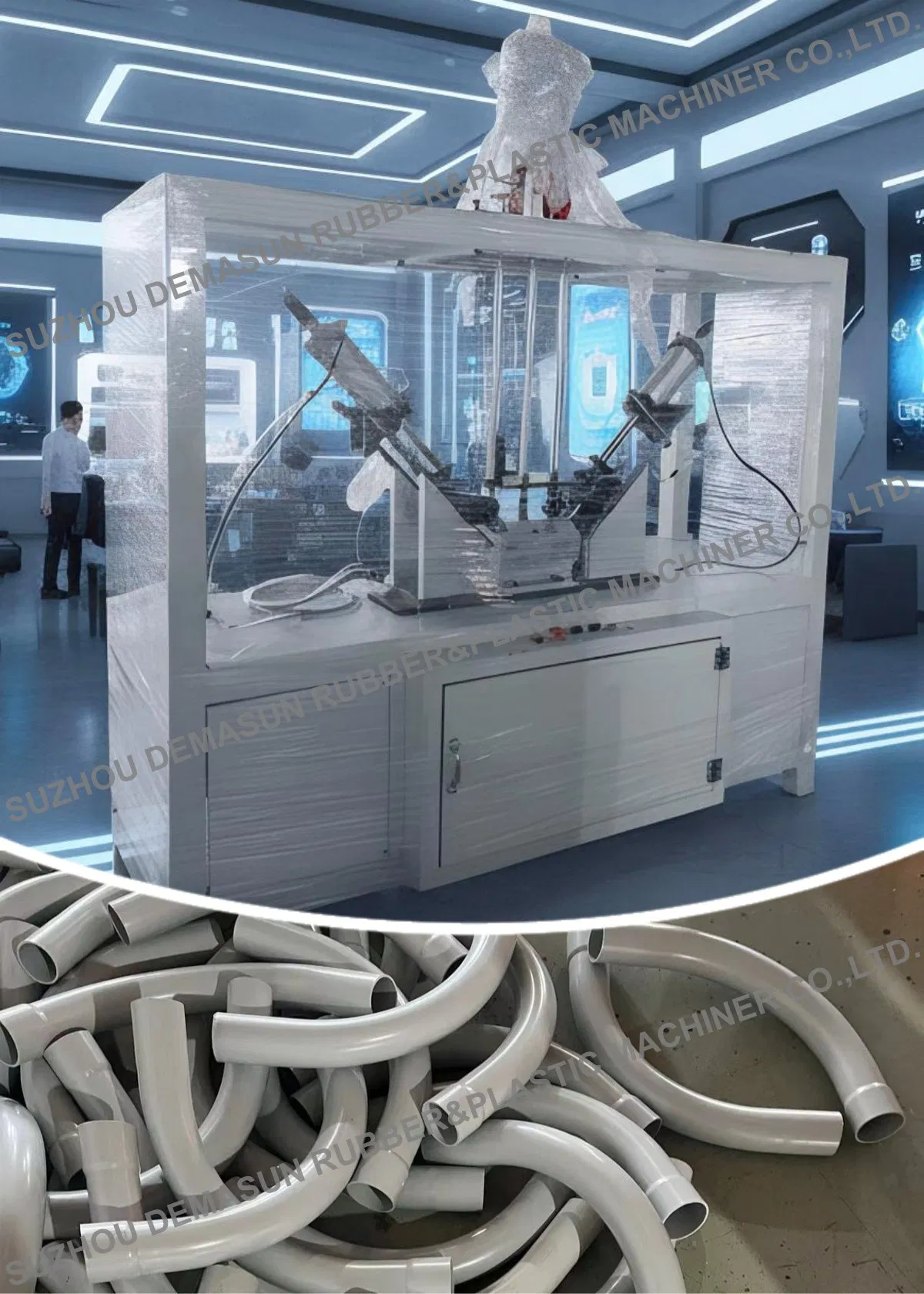 Semi-Automatic Plastic Pipe Bending Machine PVC Pipe Bender Machine UPVC Elbow Making Machine