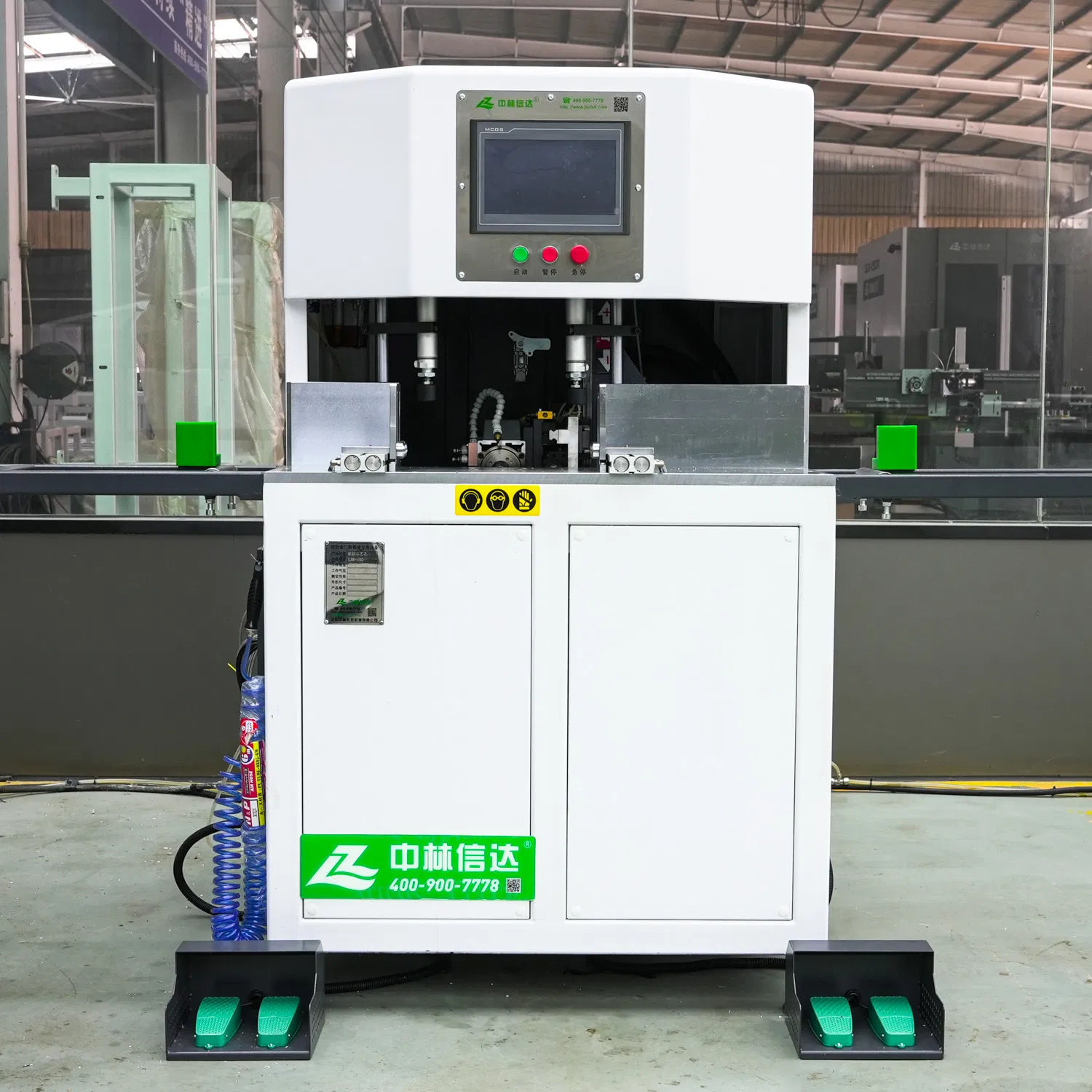 CNC Hole Drilling &amp; Milling Machine - High-Efficiency Aluminum Window Door Profile Processing Equipment Template