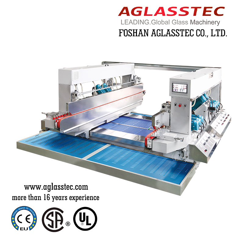 Hot Selling 20 Spindles U Type Straight Line Glass Double Edger Processing Line Machinery Manufacturer