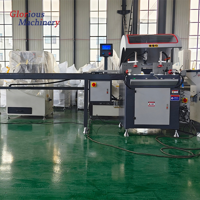 Mitre Cut Aluminium Window Profile Cutting Miter Extrusion Notching Saw Aluminum