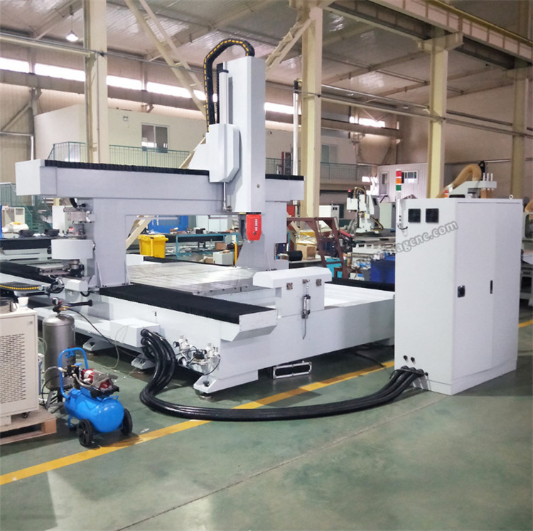 5 Aixs CNC Machining Center for Aluminum Profile Drilling and Millig