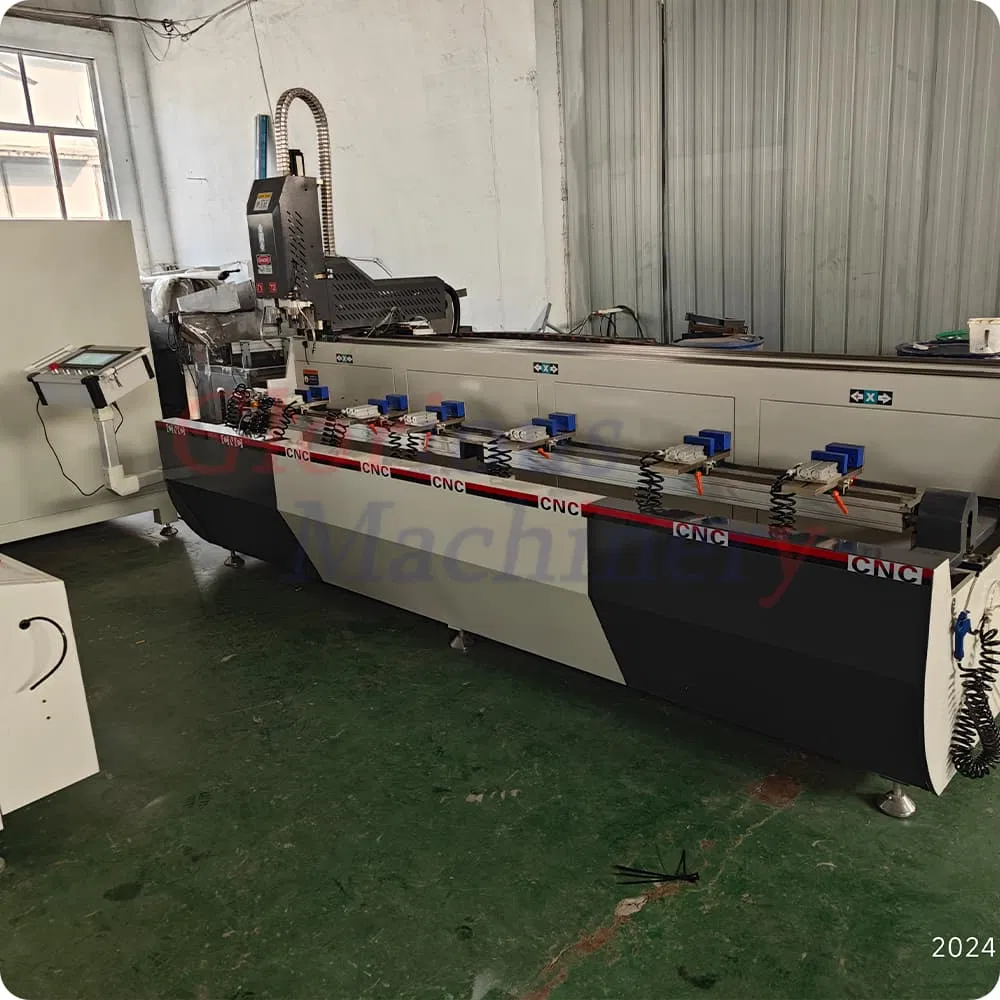 Hinge Holes Drilling Machine Threeaxis Router Auto CNC 3 Axis PVC Window Door Milling